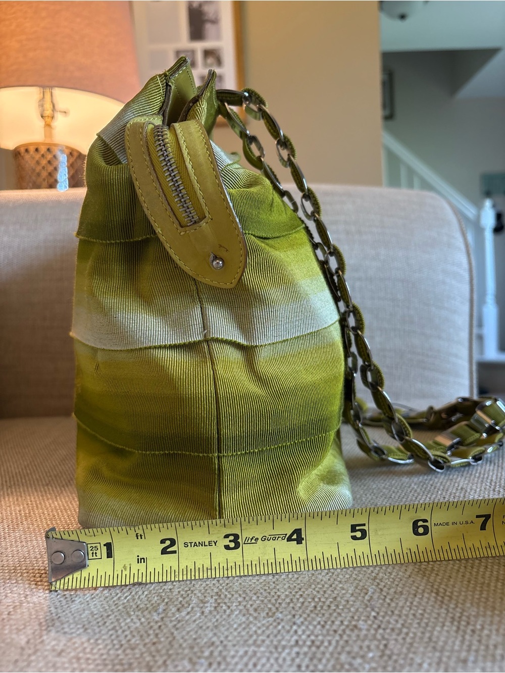 Ferragamo | VINTAGE Y2K Tiered Grosgrain Ribbon Shoulder Bag - Picture 8 of 9